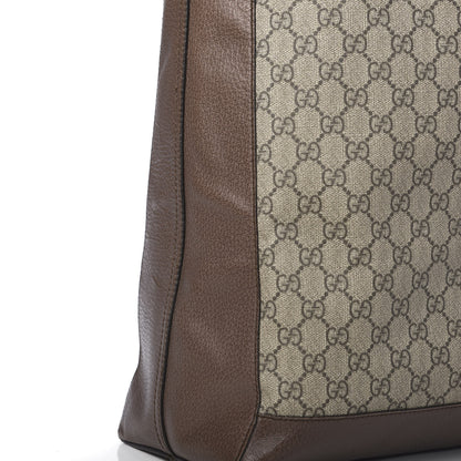 Gucci GG Supreme Monogram Web Large Ophidia Tote Brown 15 of 20