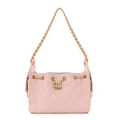 Chanel Caviar Quilted Mini Chanel 25 Handbag Light Pink 1 of 11