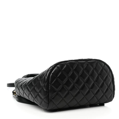 Chanel Calfskin Quilted Small Urban Spirit Backpack Black 4 of 11