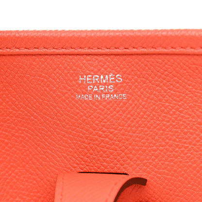 Hermes Epsom Evelyne III GM Orange Poppy 6 of 13