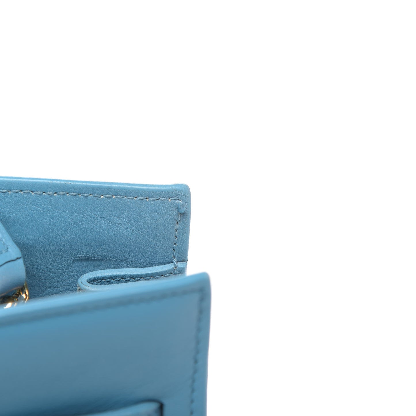 Calfskin Small Sac De Jour Light Blue