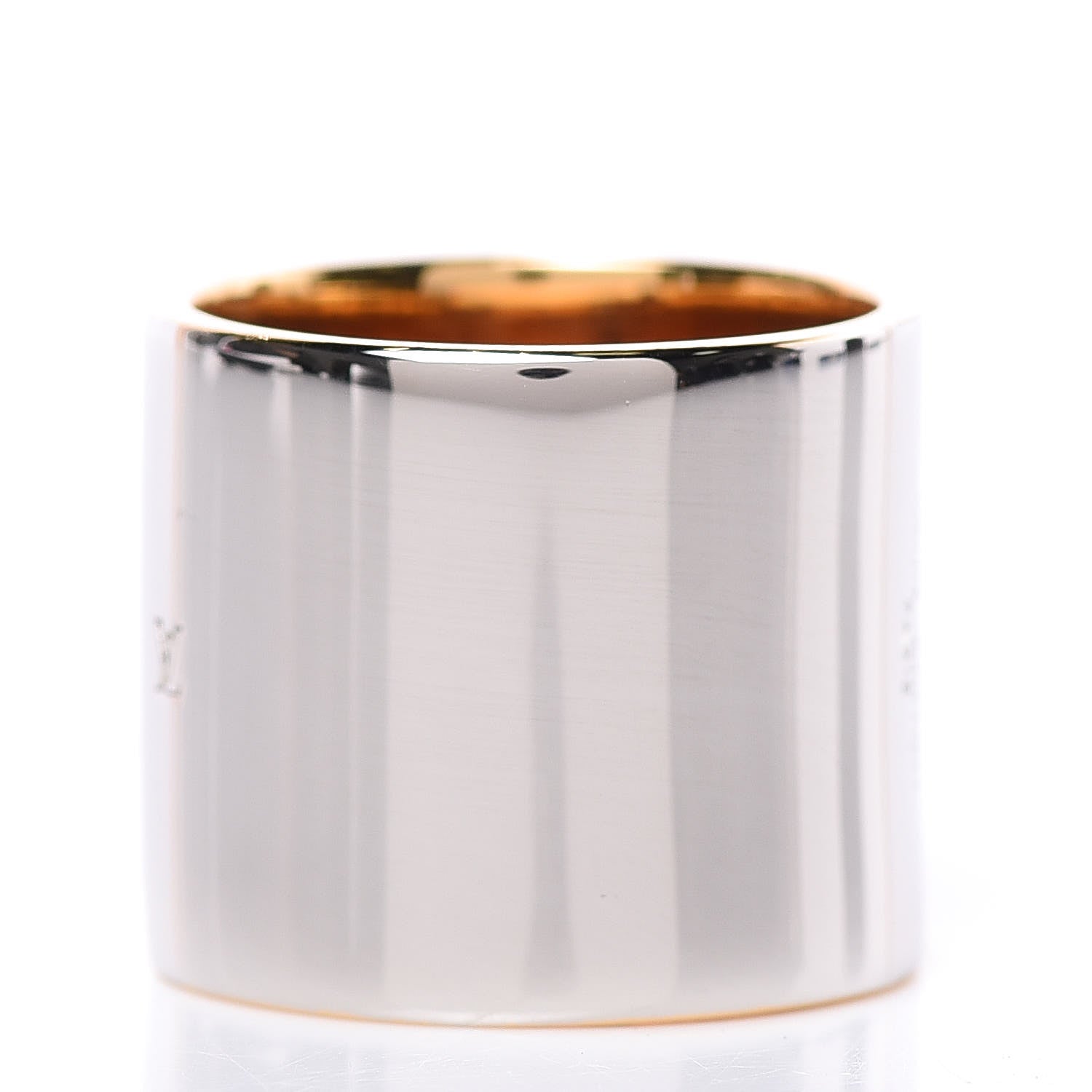 Louis Vuitton My Epi Ring 8.75 Gold Silver 3 of 6