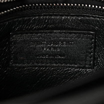 Saint Laurent Grain De Poudre Monogram Cassandra Clasp Bag Black 6 of 11
