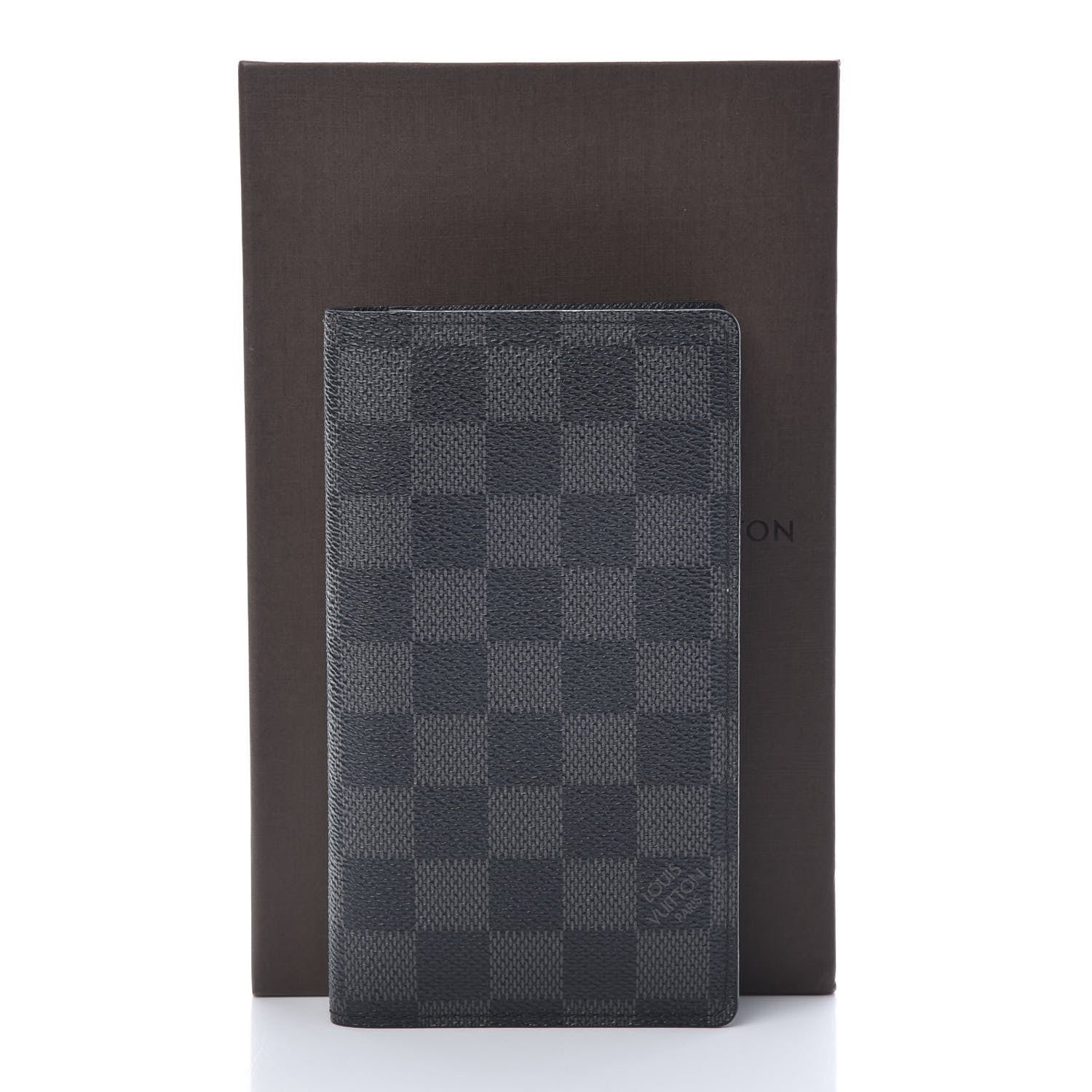 Louis Vuitton Damier Graphite Checkbook Cover Wallet 9 of 9
