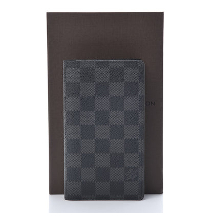 Louis Vuitton Damier Graphite Checkbook Cover Wallet 9 of 9