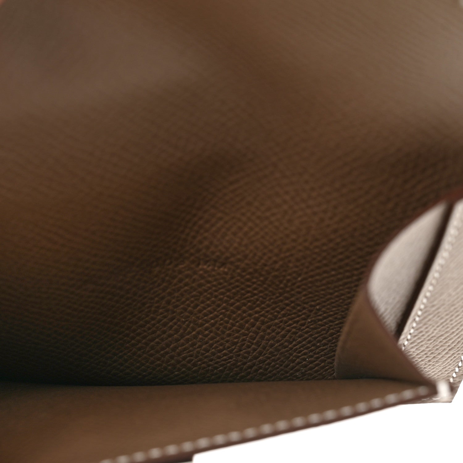 Hermes Epsom Kelly Pocket Compact Wallet Etoupe 5 of 7