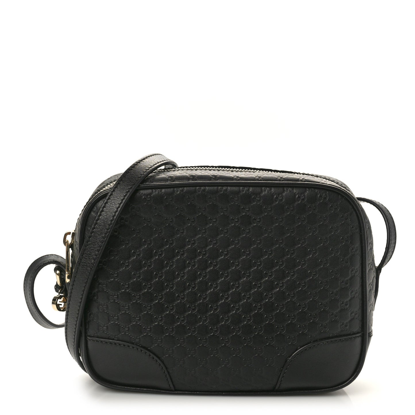 Microguccissima Mini Bree Messenger Bag Black