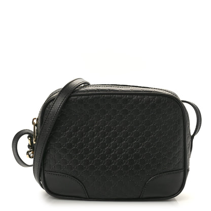 Gucci Microguccissima Mini Bree Messenger Bag Black 1 of 10