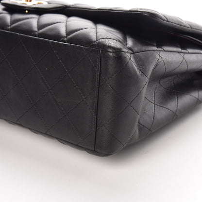 Chanel Lambskin Quilted Maxi Double Flap Black 19 of 19