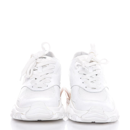 Valentino Garavani Calfskin Womens Bounce Sneakers 37 White 2 of 12
