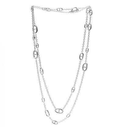 Hermes Sterling Silver Farandole Necklace 160 3 of 5