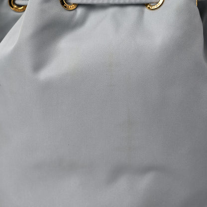 Prada Re-Nylon Saffiano Duet Bucket Crossbody Bag Fiordaliso 17 of 26