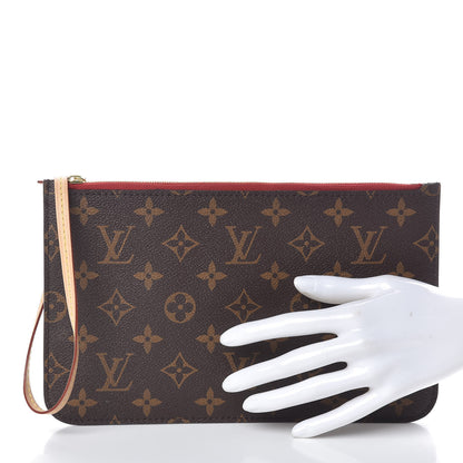 Louis Vuitton Monogram Neverfull MM GM Pochette Cherry 2 of 8