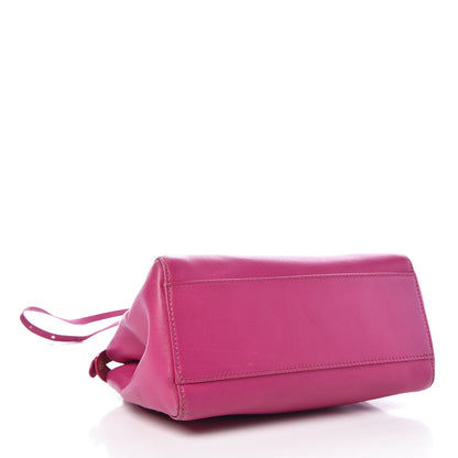 Fendi Nappa Mini Peekaboo Iconic Satchel Magenta 4 of 14