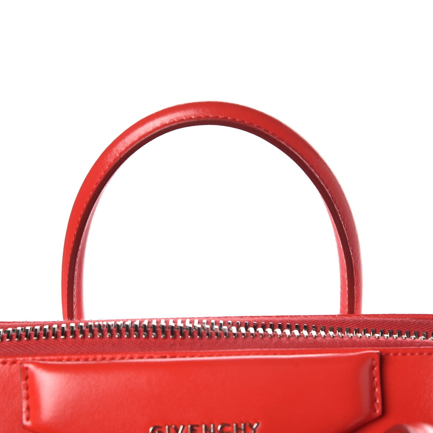 Shiny Lord Calfskin Medium Antigona Medium Red