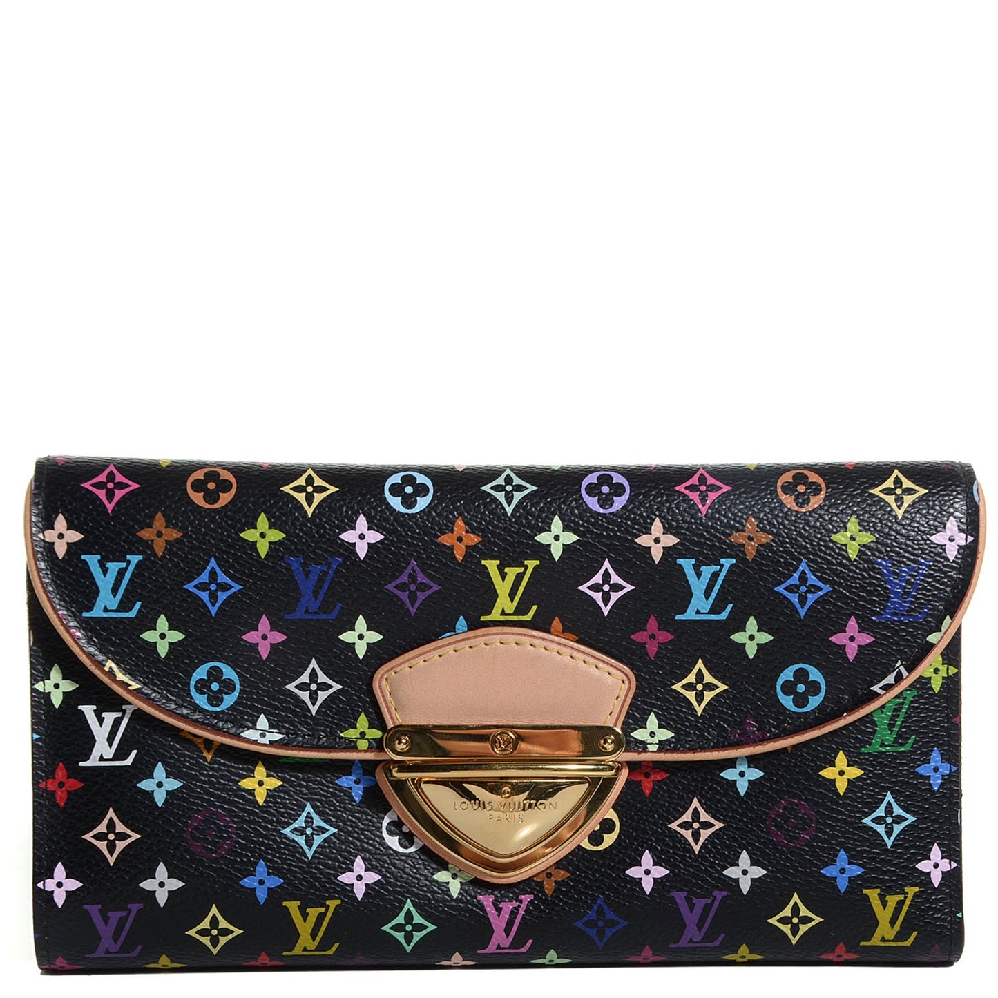 Monogram Multicolor Eugenie Wallet Black