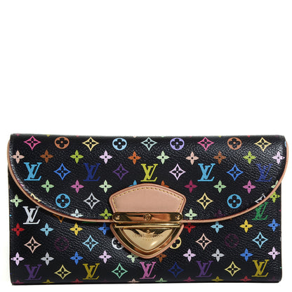 Louis Vuitton Monogram Multicolor Eugenie Wallet Black 1 of 8