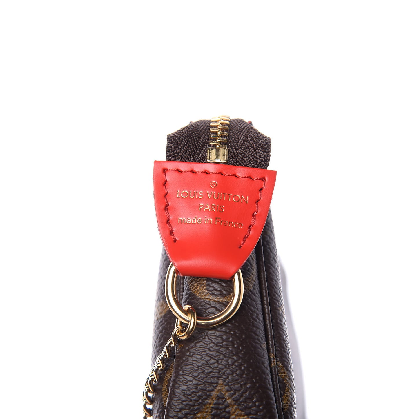 Monogram 2020 Christmas Animation Bumper Cars Mini Pochette Accessories Coquelicot