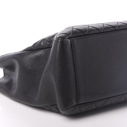 Chanel Caviar Quilted Grand Shopping Tote GST Black 9 of 10
