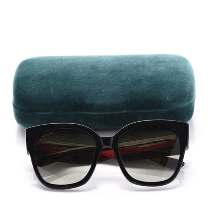 Gucci Square Frame Web Sunglasses GG0059S Black 8 of 8