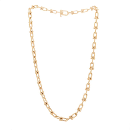 Tiffany 18K Rose Gold Small HardWear Link Necklace 3 of 5