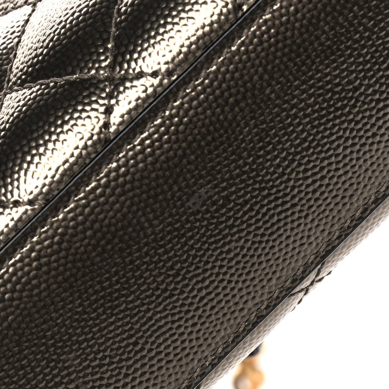 Saint Laurent Metallic Grain De Poudre Textured Mixed Matelasse Triquilt Medium Monogram Satchel Piombo 12 of 13