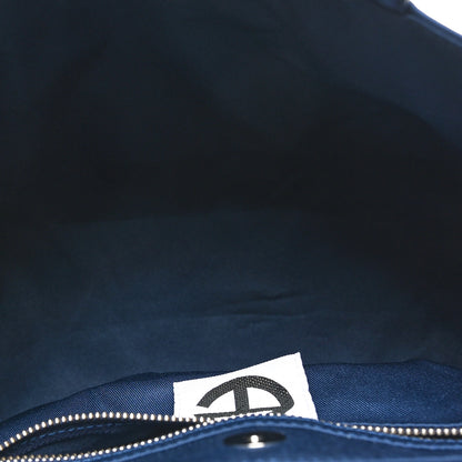 Telfar Metallic Vegan Leather Medium Shopping Bag Cobalt 5 of 9