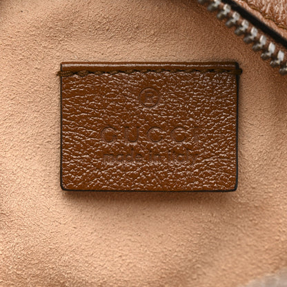 Gucci Azalea Calfskin Matelasse Diagonal Mini GG Marmont Round Shoulder Bag Cuir 6 of 11