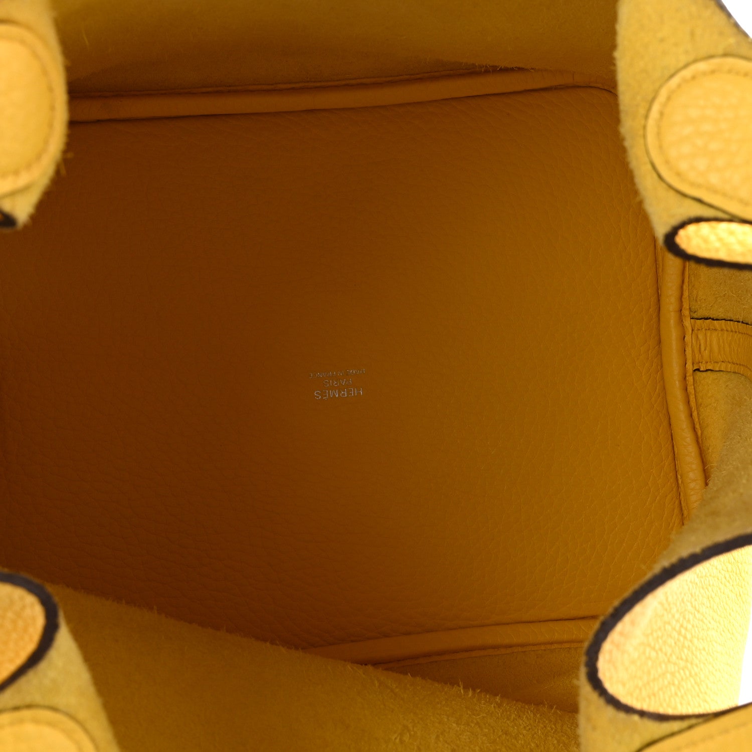 Hermes Taurillon Clemence Picotin Lock 22 MM  Jaune De Naples 5 of 9