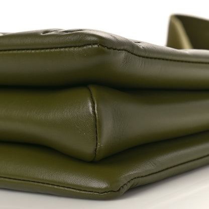 Louis Vuitton Lambskin Embossed Monogram Coussin MM Khaki 8 of 8
