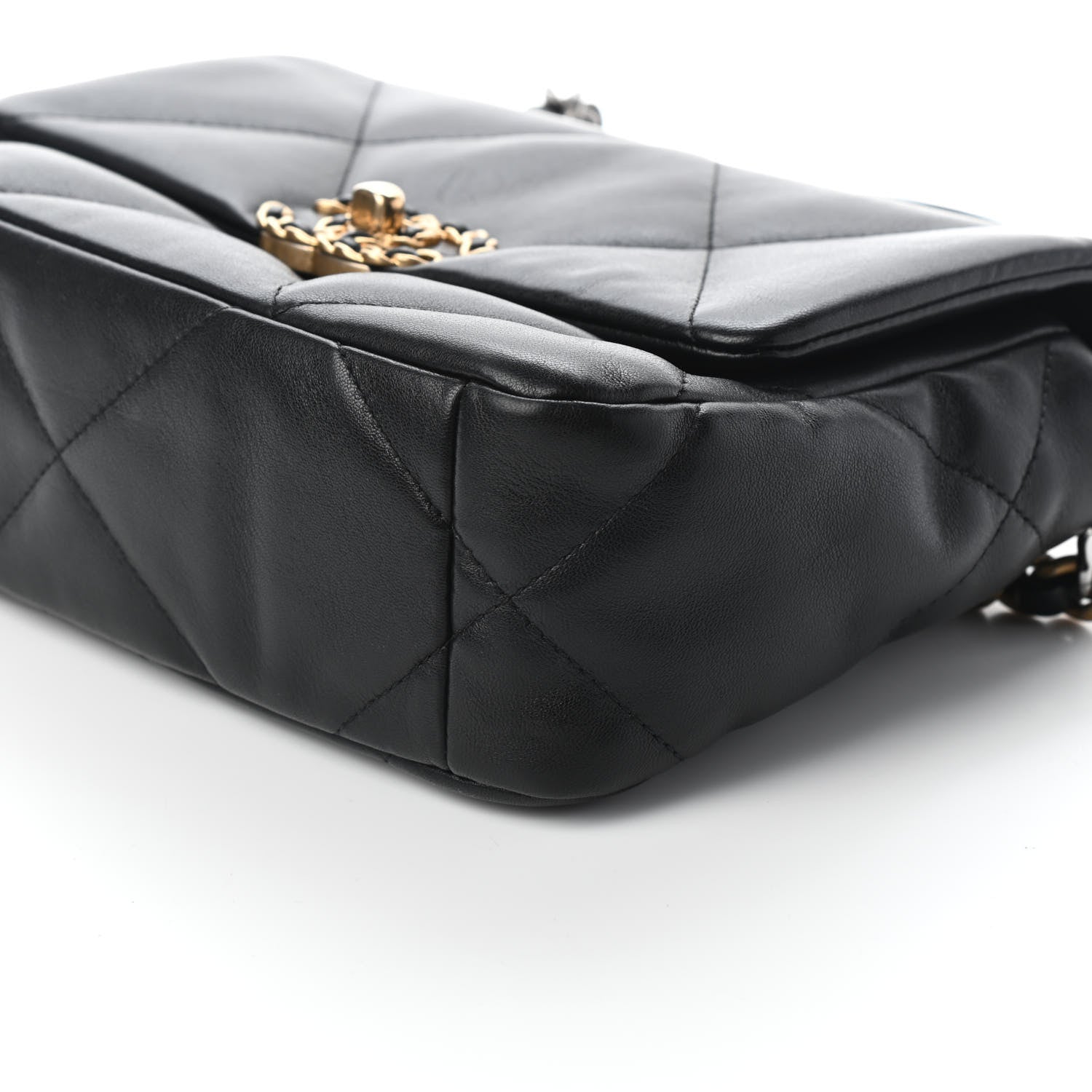 Chanel Lambskin Quilted Medium Chanel 19 Flap Black 9 of 9