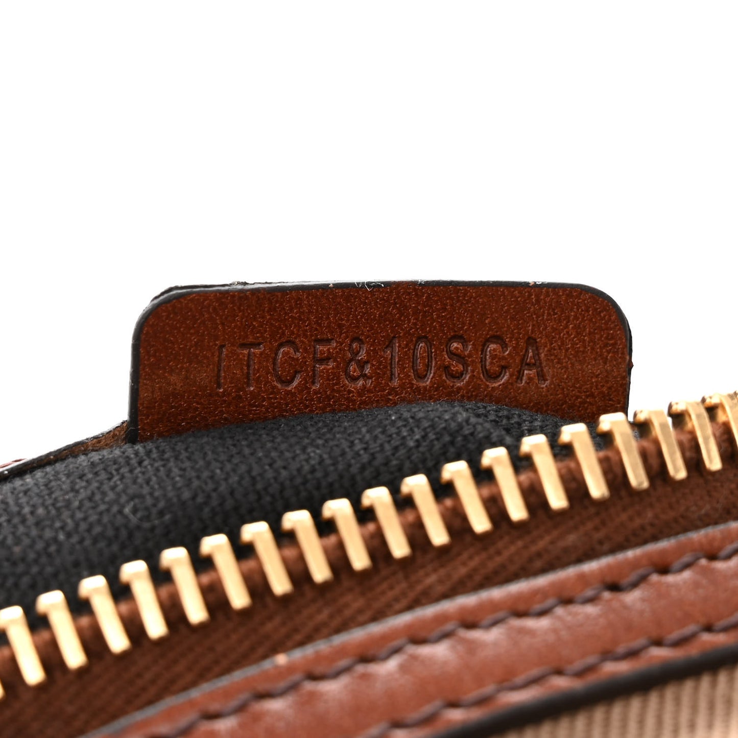 House Check Bridle Calfskin Small Ledbury Hobo Dark Tan