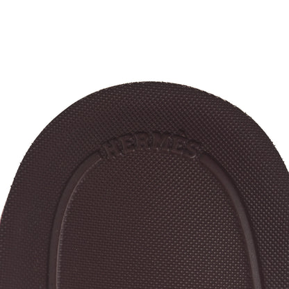 Hermes Nappa Liberte Sandals 40.5 Rouge H 8 of 9