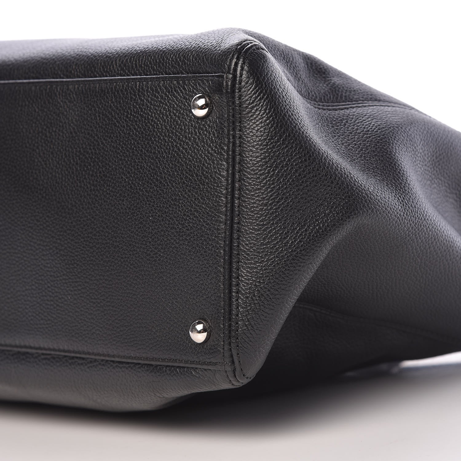 Chanel Calfskin Cerf Executive Shopper Tote Black 10 of 11