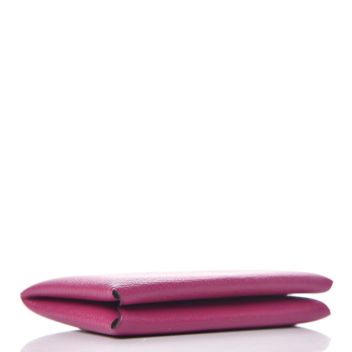 Chevre Mysore Calvi Card Case Rose Pourpre