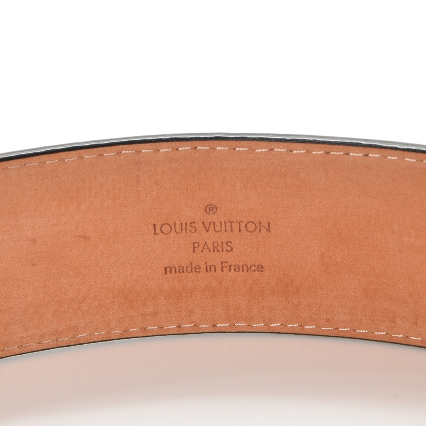 Epi Electric 40mm LV Initiales Belt 90 36 Black