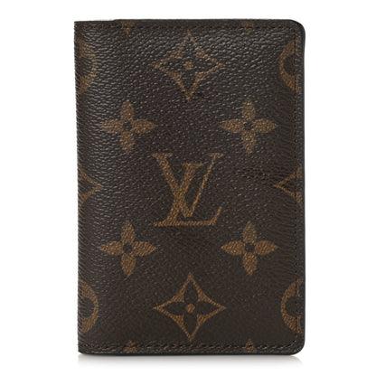Louis Vuitton Monogram Pocket Organizer Card Holder NM 1 of 8