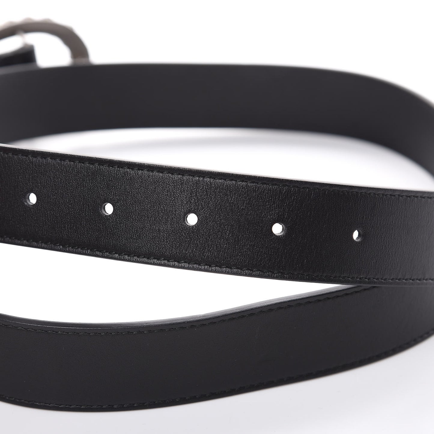 Moon Calfskin Crystal Dionysus 30mm Belt 95 38 Black Black Diamond