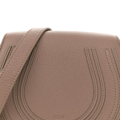 Chloe Calfskin Mini Marcie Round Crossbody Bag Nut 8 of 11