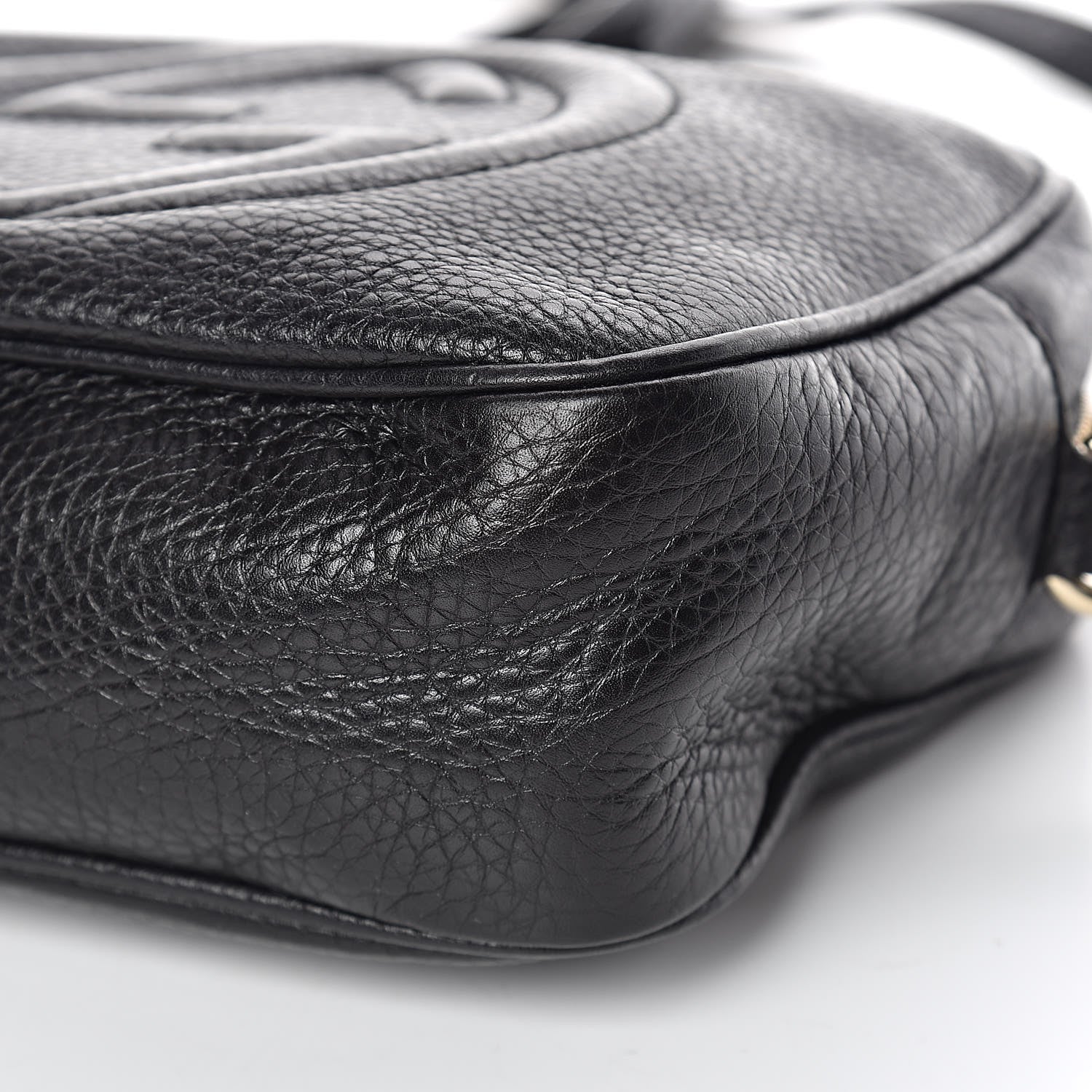 Gucci Pebbled Calfskin Small Soho Disco Bag Black 5 of 12
