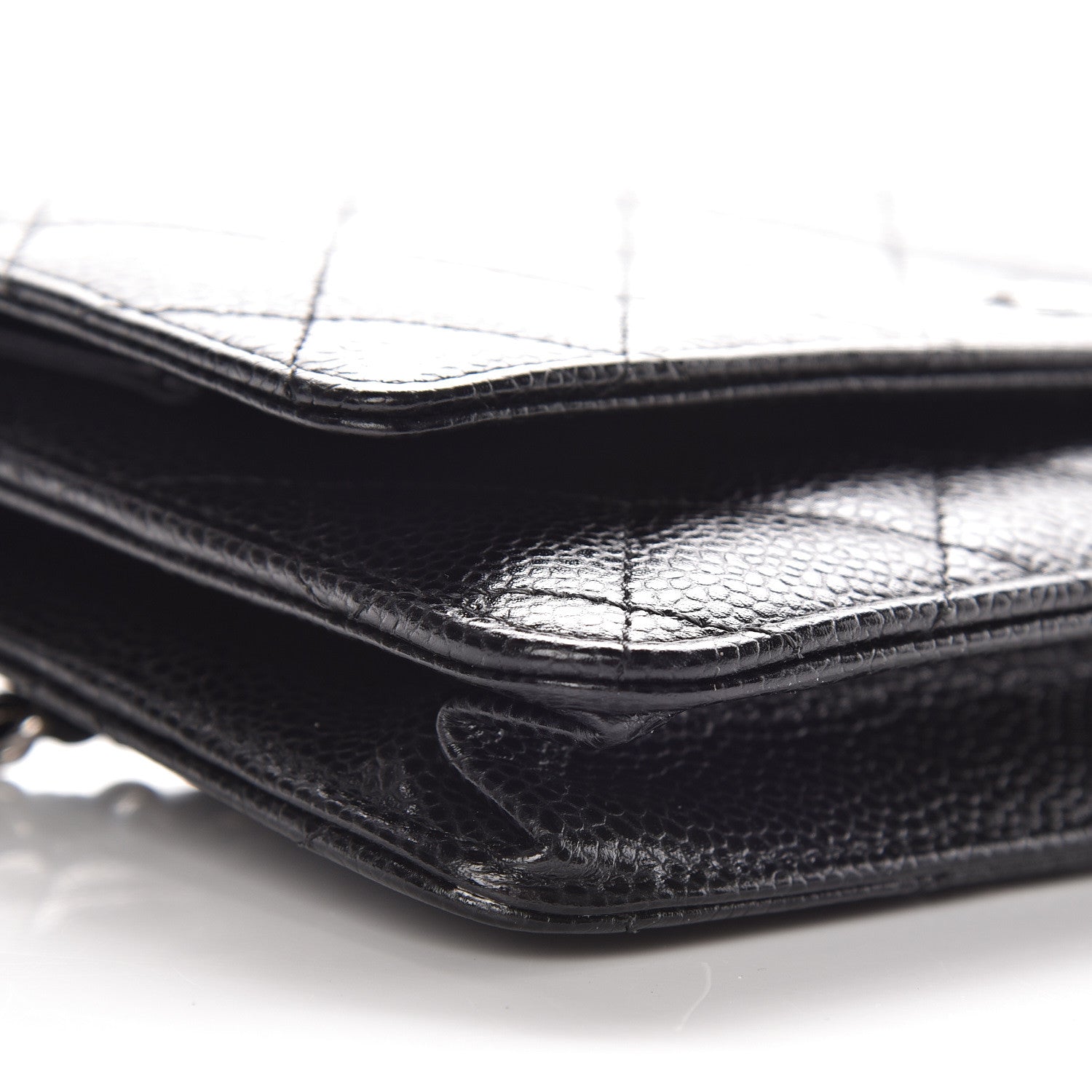 Chanel Caviar Quilted Wallet On Chain WOC Black 5 of 11
