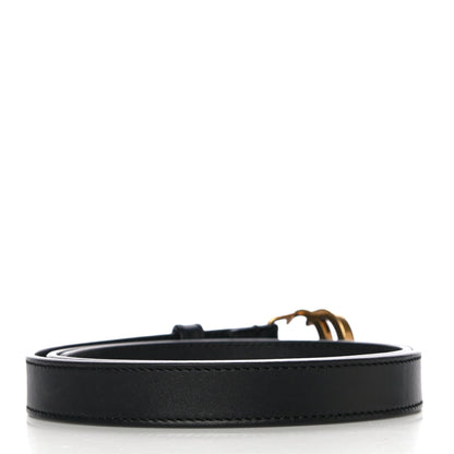 Gucci Calfskin Double G 20mm Belt 80 32 Black 2 of 10
