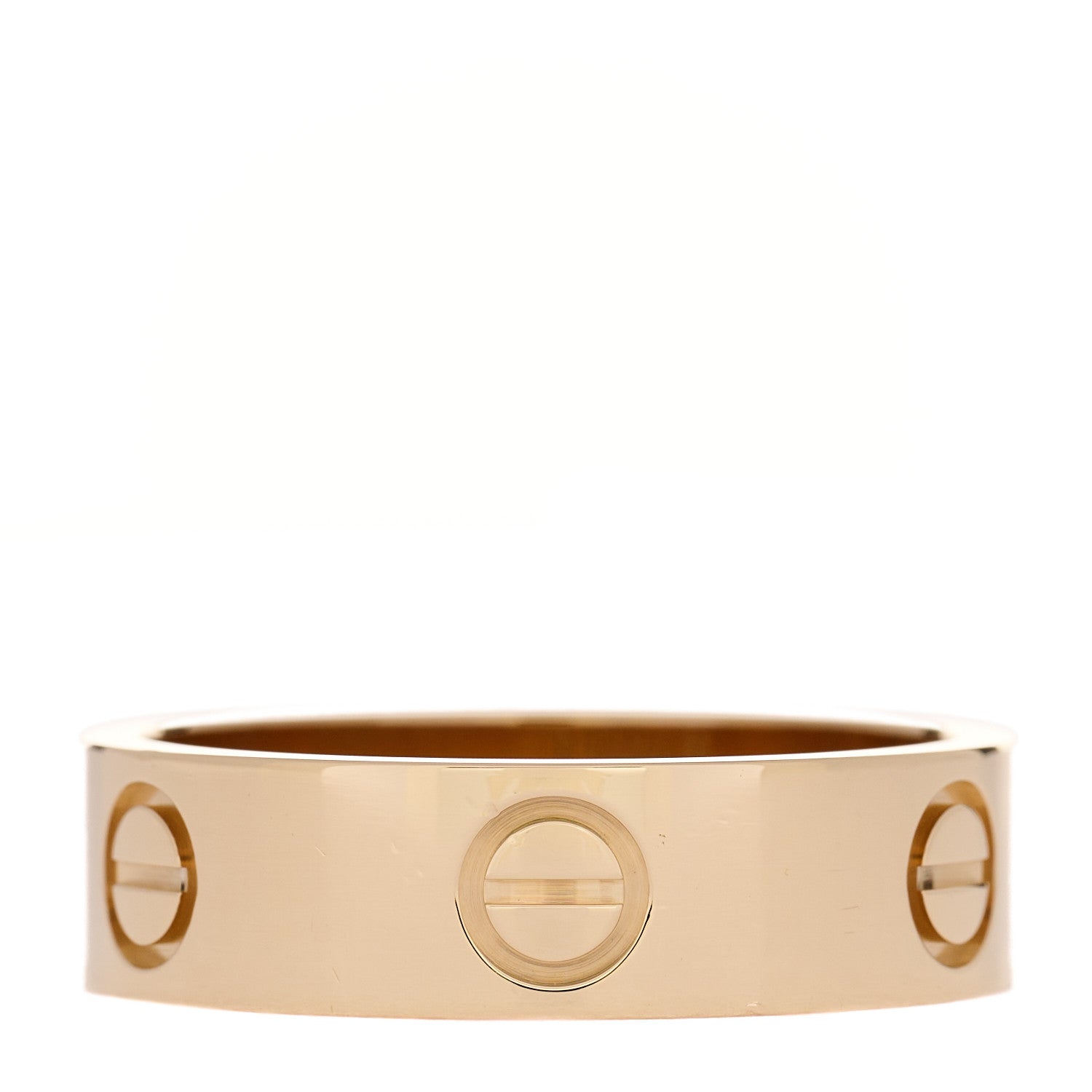 Cartier 18K Yellow Gold 5.5mm LOVE Ring 55 7.25 3 of 5