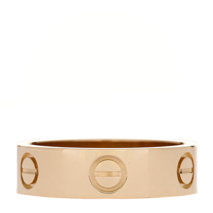 Cartier 18K Yellow Gold 5.5mm LOVE Ring 55 7.25 3 of 5