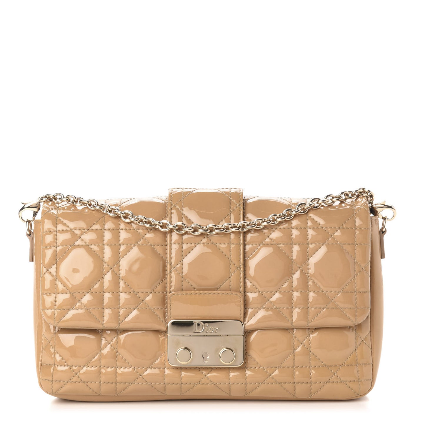 Patent Cannage New Lock Pouch Beige