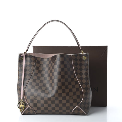 Louis Vuitton Damier Ebene Caissa Hobo Rose Ballerine 10 of 10