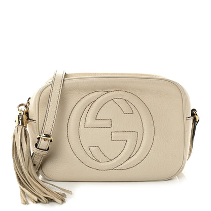 Gucci Pebbled Calfskin Small Soho Disco Bag Off White 1 of 11
