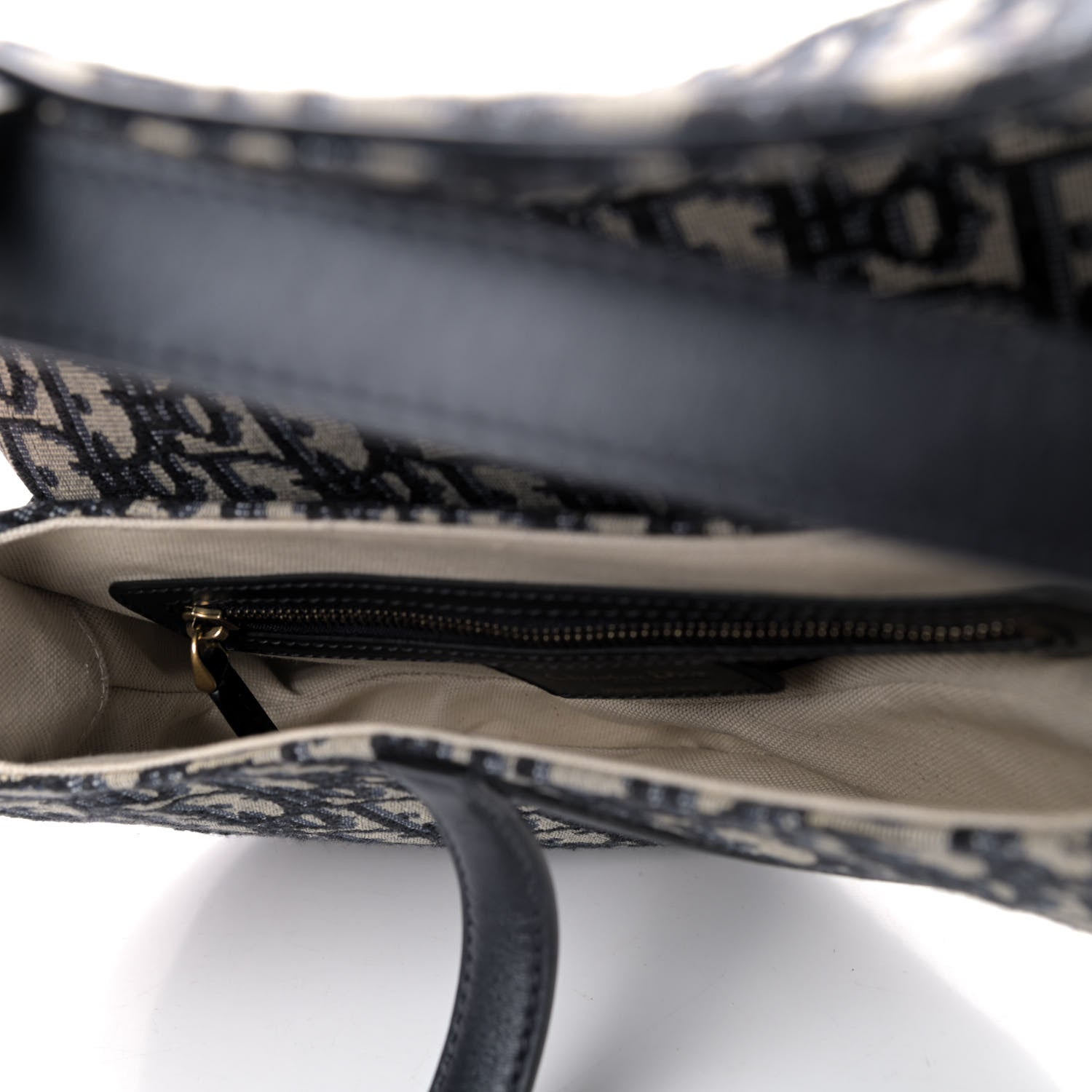 Christian Dior Oblique Saddle Bag Blue 4 of 4