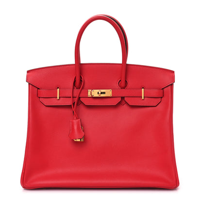 Hermes Epsom Birkin 35 Rouge Casaque 1 of 14