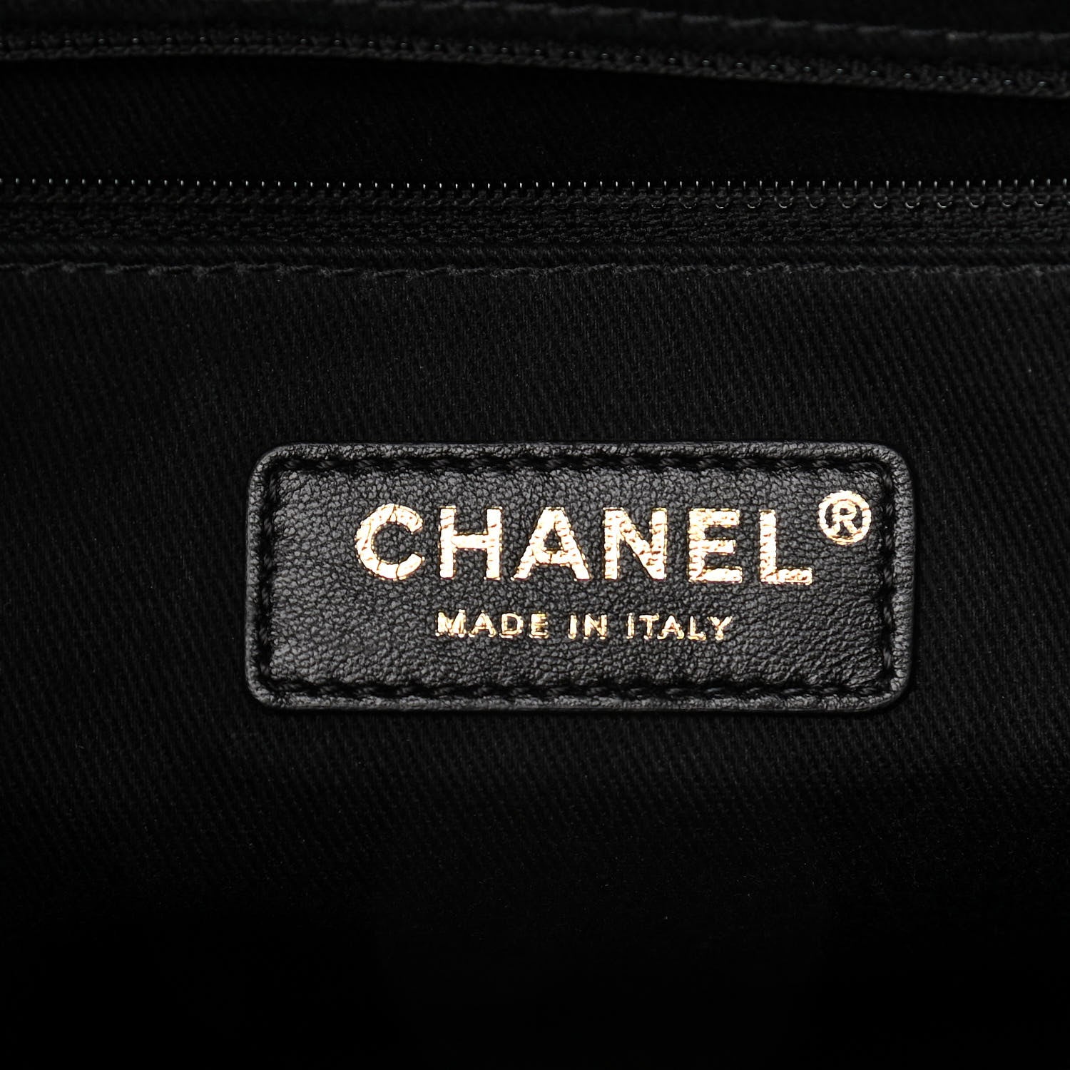 Chanel Mixed Fibers Stripe Deauville Drawstring Bag Black 6 of 10